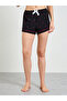 Black Cherry Print Shirt and Short Pajama Set - 4