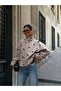 Polka Dot Zippered Trench Jacket - 5