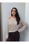 Boat Neck Openwork Knitwear Blouse - 4