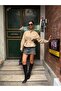 Studded Belted Zippered Trench Jacket - 6