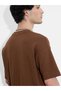 Men Brown Tasmanian Devil Graphic Round Neck T-Shirt - 4