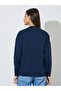 Oversized fit long line sweatshirt - 5