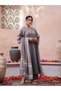 Multi-Color Floral Print V-Neck Flared Kurta and Pants Set with Dupatta - 3