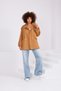 Women's Oversize Short Trench Coat Stand Collar Buttoned Pocket Trench Coat - 8