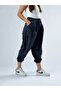 Navy Blue Printed Women's Jogger Pants Coc3345 - 2
