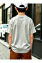Boys Grey Cotton Graphic T-Shirt with Raccoon and Fox Car Print - 7