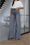 Blue Distressed Darell Wide Leg Jeans - 5