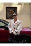 Belted Jacket with Collar and Buttons Trench Coat - 7