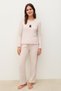 Women's Teddy Patterned Pajama Set