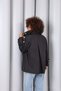 Women's Oversize Short Trench Coat Stand Collar Buttoned Pocket Trench Coat - 6
