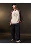 Men Harry Potter Hogwarts Graphic V-Neck Long Sleeve T-Shirt