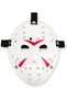 Mey Import ®   White Color Red Stripes Full Face Hockey Jason Mask Hannibal Mask - 2