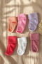 Cloudstep 6-Pack Premium Cotton Soft Textured Curled Toe Baby Socks Set - Colorful & Antial - 6