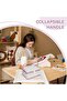 Sewing Basket, Portable Large Capacity Sewing Accessories Organizer with Handle and Removable Tray, - 4