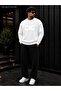 Men's Dream Big Slogan Printed Crew Neck Regular Fit Men's Tracksuit Set / Straight Leg Bottom