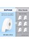 E10 Bluetooth Label Printer with Continuous Waterproof Labels, Green - 4