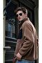 Men's Lamb Winter Welsoft Plush Fabric Jacket with Full Zipper and Front Pocket - 3