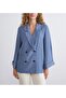 Double-Breasted Collar Women's Jacket - 2