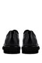 Men's Genuine Leather Black Casual Shoes - 4