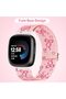 مجموعة من 6 أساور معصم مرنة من نوع Solo Loop متوافقة مع أساور Fitbit Versa 4/3/Fitbit Se - 2