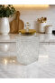 Gold Metal Lid Prism Shape Model Rainbow Pattern Jar Organizer 1000 ml