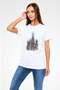 St. Basil's Cathedral White Unisex T-Shirt T-Shirt - 3