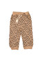 Baby Girl Water Green Coffee Cat Embroidered Leopard Print 3 String Set of 2 - 3
