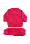 Baby Girl Fuchsia Welsoft 2-Piece Plush Set with Duck - 2