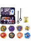 8 Pcs Burst Metal Fusion Set with 2 Launchers – High-Performance Battling Tops Starter Pack for