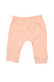 Unisex Salmon Ribbed Knotted Beret Little Me Self Gloves 3 Piece Set - 3