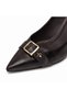 Women's Pointed Toe Buckle Thin Heeled Stylish Stiletto Shoes - 5