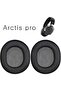 وسائد أذن بديلة لسماعات SteelSeries Arctis Pro وArctis 5 وArctis 3، وسائد أذن من الفوم ذو الذاكرة للألعاب اللاسلكية - 2