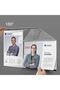 Wall Mount Acrylic Sign Holder Self Adhesive Magnetic Display Frame Clear Document Frame for Office, - 5