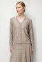 Women's Silvery Knitwear Skirt Mink - 3