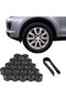 ASUBHA 20PCS Car Wheel Nut Caps, 19mm Lug Nut Covers, Hexagonal Tire Nut Covers, Inner Hex Plastic W