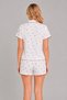 Women's 100% Cotton Floral Patterned Short Sleeve Shorts Pajama Set - 5