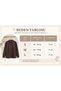 Women's Brown Poplin Shirt with Shoulder Padding, Long Sleeves, Buttoned, Comfortable Fit - 6