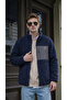 Men's Lamb Winter Welsoft Plush Fabric Jacket with Full Zipper and Front Pocket - 5