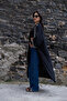 Women's embroidered woven kimono - 3
