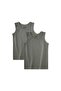 Double Wide Strap Undershirt 2-11 Years Khaki Green