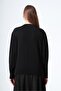 200 Broch Detailled Half Fishing Merserized Tunic Black - 3