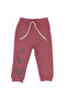 Girl's Pink Purple Butterfly Printed 2-Piece Pajama Set - 4