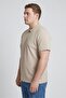 Men Regular Fit Plain Short Sleeve Polo Shirt, Taupe - 4