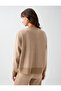 Beige Straight Cut V-Neck Knitwear Cardigan - 6
