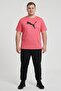 Men Sportswear Fit Short Sleeve Training T-Shirt, Neon Red - 2