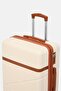 21 Inch Medium Hardshell Cabin Spinner Luggage, Cream - 5