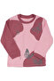 Girl's Pink Purple Butterfly Printed 2-Piece Pajama Set - 2