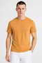 Men Slim Fit Short Sleeve Training T-Shirt, Tan