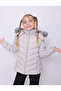 Children's coat removable hooded plush detailed girl's coat - 4