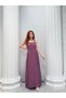 Women's Dusty Rose Crop Shirt and Maxi Dress Two-Piece Set Nh26419 - 5